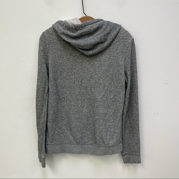 Roxy Heather Grey Zip Up Hoodie - Picture 5 of 9